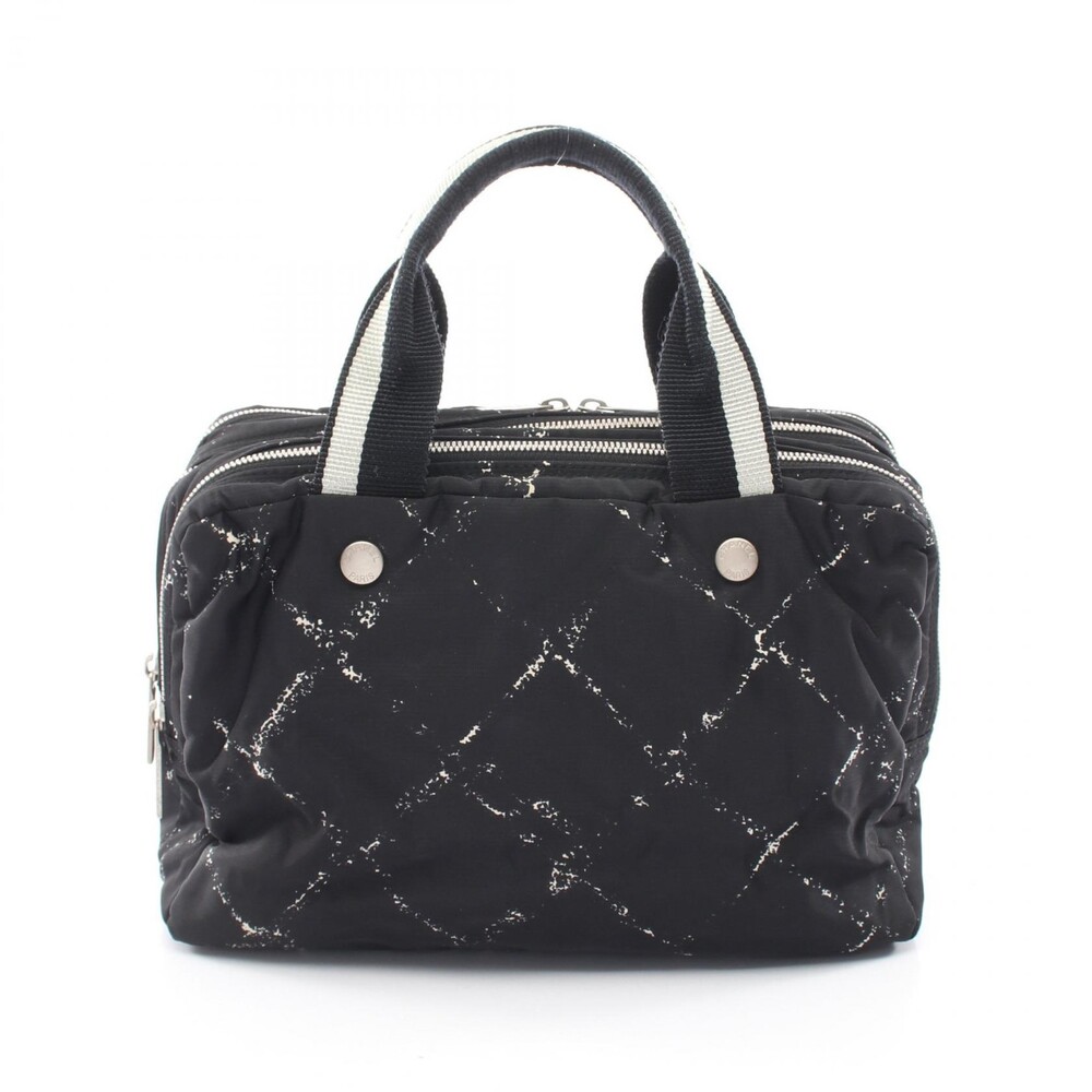 Chanel Travel Line Handbag Nylon Black #272689C68B